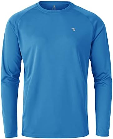 JHMORP Men’s UPF 50+ Sun Protection UV Shirts Quick Dry Lightweight Outdoor Hiking T-Shirt Long Sleeve Activewear Tops