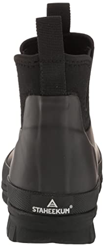 Staheekum Women's Waterproof Dry Trek Chelsea Rain Boot Shoe, Black, 9 #TOP2