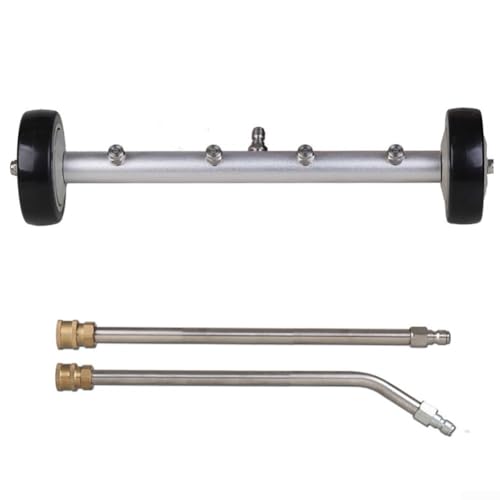 Nettoyeur de châssis de 40,6 cm pour lavage de surface, outil de nettoyage rapide avec 4 buses pour voitures et espaces extérieurs (2 bar)