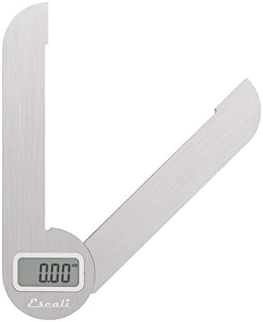 Escali F115 Compact Kitchen Scale, 11 lb/5 kg, Stainless Steel