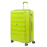 JASLEN - Maleta de Viaje Grande Trolley Marca Jaslen Tamaño 70 Fabricadas con Polipropileno, un Material Ligero y Resistente Candado TSA 4 Ruedas Dobles 161270, Color Lima