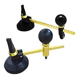 Cortador de vidrio circular multifunción con ventosa ajustable para corte...