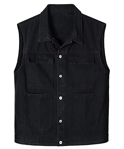 Chaqueta de vaquero de algodón con capucha y botones de metal clásicos 4