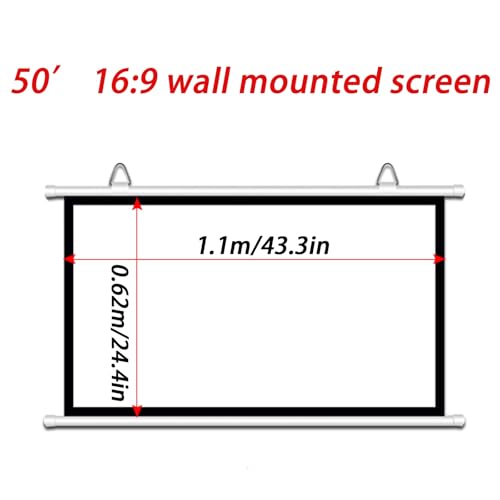 Pantalla Manual para Proyector 50" 4:3/16:9 miniatura 7