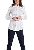 Hemdbluse eterna Langarm Bluse Modern Classic unifarben