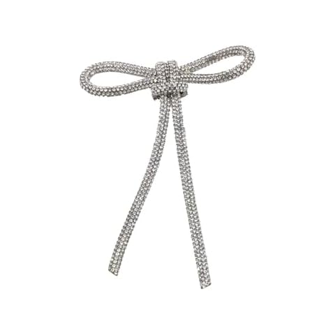 Kokoma Rhinestone Bow Brooch Pin Cover