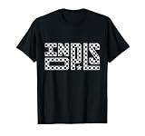 Indianapolis Racing Checkered Flag Pattern in INDPLS Text T-Shirt