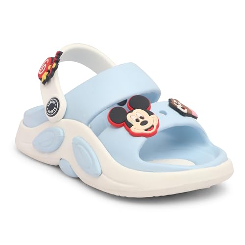 Image of Kids Cartoon Character Sports Sandals Lightweight Soft Sole Slip-On Sandals with Adjustable Back Strap for Boys & Girls