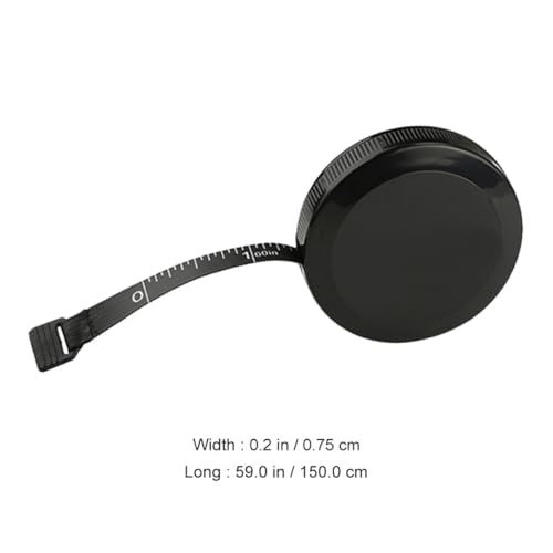 Cinta métrica mini retráctil DOITOOL negra miniatura 2