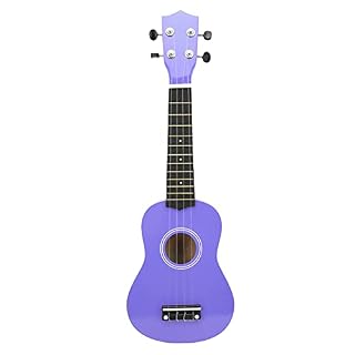 Kit ukulélé, 21 pouces Ukulélé Kit 21 pouces Ukulélé Starter Kit pour débutants pour adultes(Violet) - Les Beatles, Paul McCartney, John Lennon, RIngo Starr, George Harrison