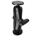 AGEofDMS 1,5-Zoll AMPS-Halterung, Doppelkugelhalterung mit 38mm/1,5''/C Größe Kugeladapter, Aluminiumguss, kompatibel mit RAM und mehr, geeignet für Repository, LKW, Gabelstapler, etc.