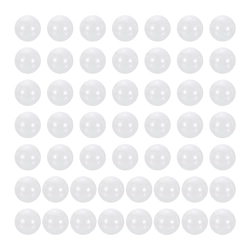 Image of sourcing map 50pcs Ceramic Bearing Balls 3.5mm 9/64" ZrO2 Zirconium Oxide Solid Bearing Ball, G10 Precision, White