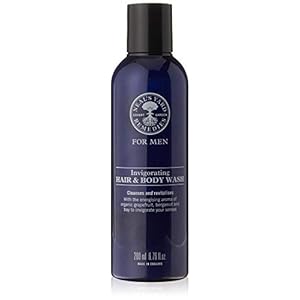 Neal’s Yard Remedies | Invigorating Hair & Body Wash | Gifts for Men | Certified Organic Bergamot & Grapefruit Fragrance | Revitalises The Mind | 200ml