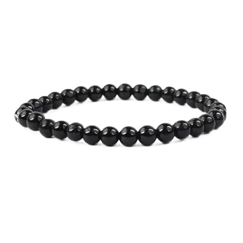 Bracelet Tourmaline Noire 6mm bijoux pierres naturelles lithothérapie Frienemy