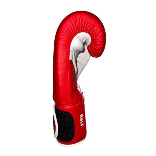 Ringside Striker Boxing Training Sparring Gloves, Large/X-Large, Black/White