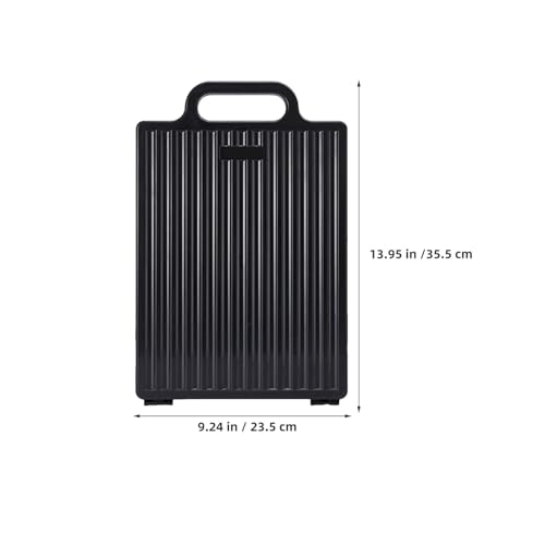 Miroir pliable et portable double face noir pour coiffure - 8