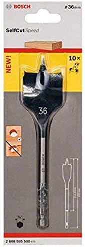 Bosch Professional 7x Expert SelfCut Speed Spade Drill Bit Set (for Softwood, Chipboard, Ø 16-32 mm, Accessories Rotary Impact Drill)