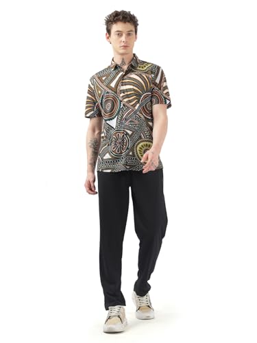 Image of BULLMER Trendy Clothing Set with Shirt & Pants Co-ords for Men
