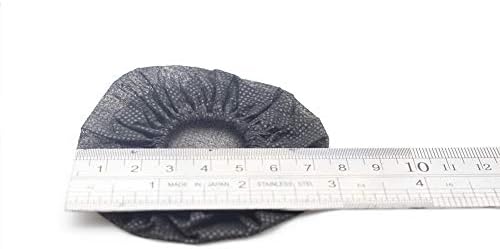 Sanitäre Kopfhörerabdeckungen im 100er-Pack, Dehnbare Headset-Abdeckungen, Einweg-Ohrabdeckungen Ohrpolster für die meisten On-Ear-Kopfhörer mit 5,5 bis 7,5 cm großen Ohrpolstern (schwarz)