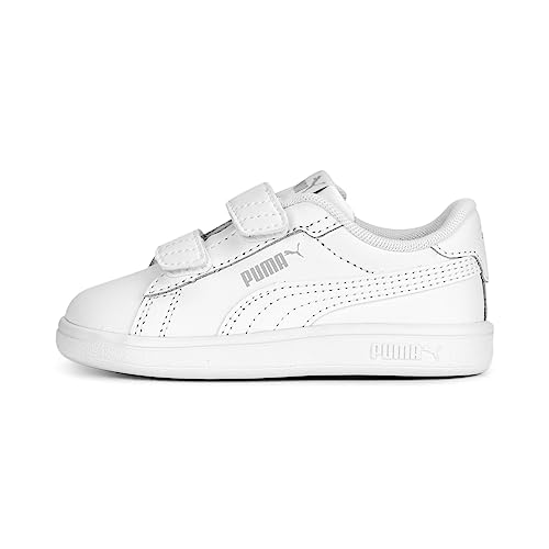 PUMA Unisex Baby Smash 3.0 L V Inf Turnschuhe, Puma White Cool...