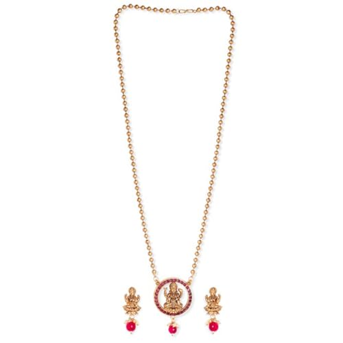 Rubans Gold-Plated Stone-Studded Jewellery Set (B0D6RXDVQC) Amazon Price History, Amazon Price Tracker