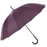 RONIARE Windproof Large Umbrella for Rain,Automatic Open with Easy Grip,Rainproof and Durable Canopy Design –Versatile Travel, Big Golf Umbrellas for Men & Women (Purple)