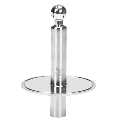 Image of DERNORD Sanitary Rotary Spray Ball 4 inchTC X 1 /2 inchFNPT CIP Tank Cleaning Ball