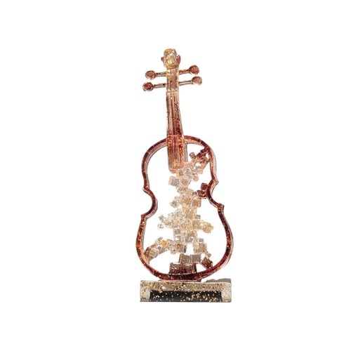 Sculpture de violon créative pour salon et meuble à vin