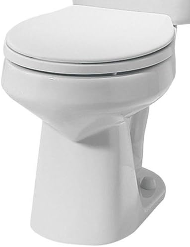 Round-Front Toilet Bowl, White