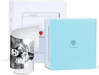Phomemo M02 Pocket Printer- Mini Bluetooth Wireless Portable Mobile Printer Thermal Printer Compatible with iOS + Android for Learning Assistance, Study Notes, Journal, Fun, Work, Ice Cream Green
