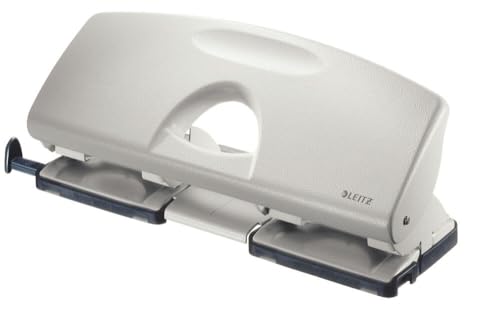 Leitz 5012-00-85 - Perforador para 4 agujeros (capacidad para 25 hojas de 80 g), color gris