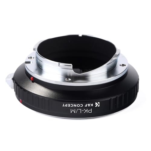 Adaptador de Montura de Lente K&F Concept para Lente con Montura Pentax PK a Cuerpo de Cámara con Montura L/M miniatura 3