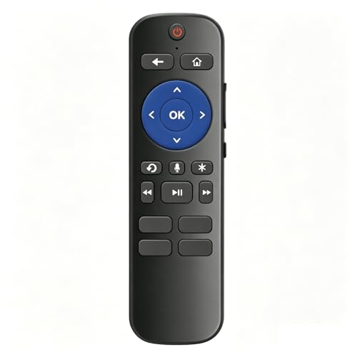 for Roku Voice Remote Control Replacement with 4 Shortcut Keys, Easy Setup for Roku TV, Streaming Players & Audio Devices