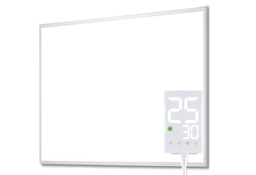 Heidenfeld Infrarotheizung HF-HP100-3 | 𝟭𝟬 𝐉𝐀𝐇𝐑𝐄 𝐆𝐀𝐑𝐀𝐍𝐓𝐈𝐄 - 400 Watt - Bis 10 m² - Infrarot Heizkörper - Elektroheizung mit Thermostat - Überhitzungsschutz (HF-HP100-3 400 Watt) Heidenfeld Infrarotheizung HF-HP100-3 | 𝟭𝟬 𝐉𝐀𝐇𝐑𝐄 𝐆𝐀𝐑𝐀𝐍𝐓𝐈𝐄 - 400 Watt - Bis 10 m² - Infrarot Heizkörper - Elektroheizung mit Thermostat - Überhitzungsschutz (HF-HP100-3 400 Watt)