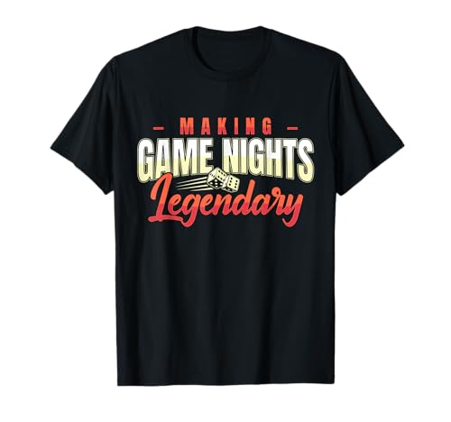Legendary Game Night I Family Board Game Night Host T-Shirt