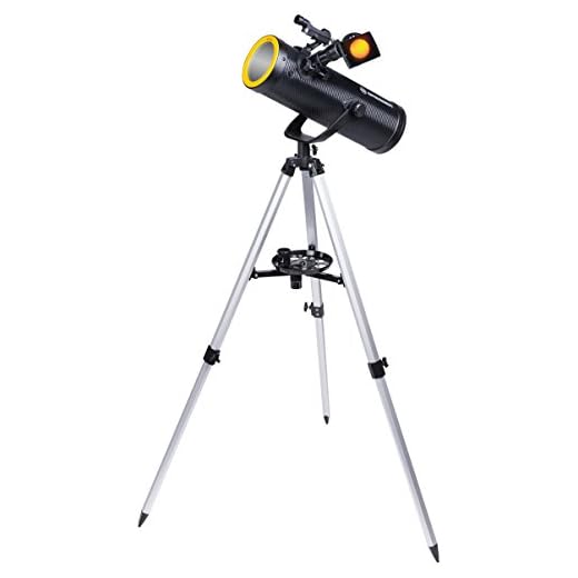 Bresser Telescopio Solarix 114/500 con Filtro para observación de la Sol de Sol en weisslicht, para Cielo de y erdb eoba chtungen