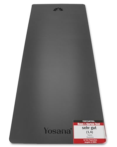 Yosana Yogamatte aus Naturkautschuk | extrem rutschfest | ULTRA...
