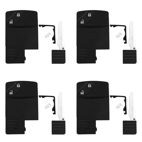 Boîtier carte à puce 2 boutons haute résistance pour clés de voiture Mazda