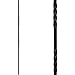 Staircase Iron Balusters (Box of 10) Stair Parts Double Twist 1/2" Square Metal Balusters - Hollow Staircase Metal Spindles (Real Satin Black not Matte)