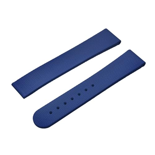 20mm FKM ���o�[���v�X�g���b�v �N�C�b�N�����[�X �I���K �X�s�[�h�}�X�^�[ ���[���X�E�H�b�` �t�b�f�S���o���h �}���`�J���[�ƌ݊�������(Blue-No Buckle)