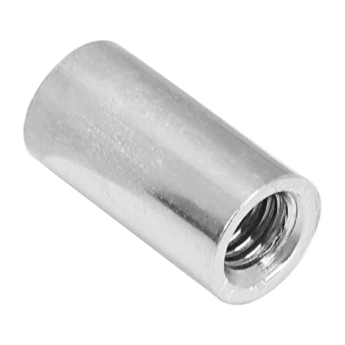 20 STÜCKE M5x0,8-8-L15mm Verbindungsmuttern, 304 Edelstahl Innengewinde Runde Kupplungsmutter Stangenmutter Verbindungsset