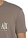 Armani Exchange Men's Chest Icon Logo Tee, Driftwood, Small