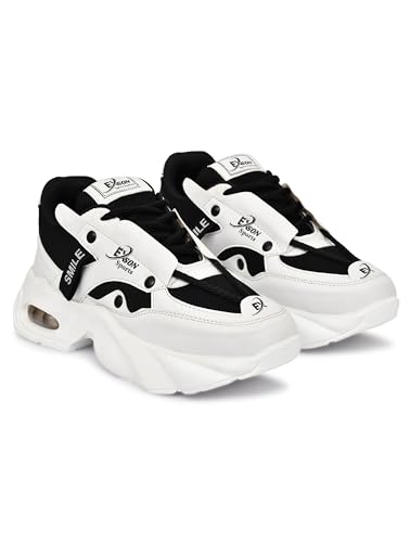Image of EXSON Comfort Shoes|Running|Walking|Training|Gym|Jogging|Sneaker|Athletic|Laceup|Flexible|Lightweight|Dailyuse|Sports|Casual|ExtraSoft|Fitness