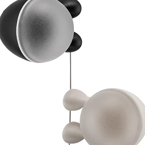 Alessi Lilliput - Salero y pimentero, Color Blanco y Negro