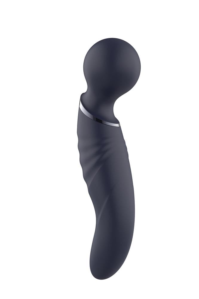 Dream Toys Glam Dual Wand Vibe Vibrator Blue 21.5 cm