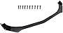 FEIPARTS 3PCS Front Bumper Lip Chin Spoiler Wing Body Kits ABS Compatible for Most Cars