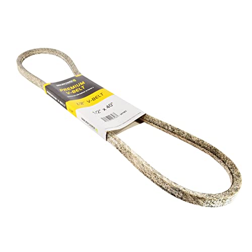 MaxPower V-belt 347483, Kevlar reinforced, 1/2 inch x 40 inch - 4L400 - outer length L(a) 1020 mm, beige, 1/2" x 40" - Image 2