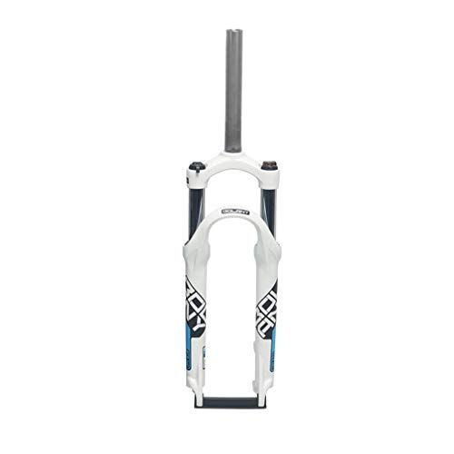 Zyy 24 Inch Bike Suspension Fork, 1-1/8'' Lightweight Magnesium Alloy Straight Pipe MTB