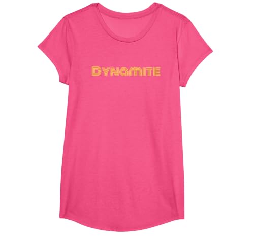 Dynamite T-Shirt, Girls, Pink Heather, Medium