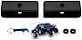 Supreme Suspensions - 1.5' Rear Lift Blocks for 2001-2010 Chevrolet Silverado 1500HD and 2000-2010 Chevrolet Silverado 2500HD/3500HD 8-Lug 2WD/4WD - High-Strength Steel Rear Lift Blocks 9/16th Pin